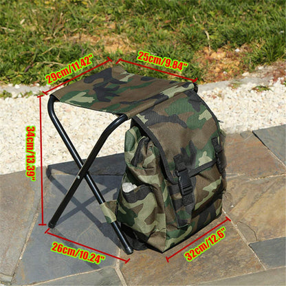 Folding Fishing Camping Backpack Outdoor Travel Chair