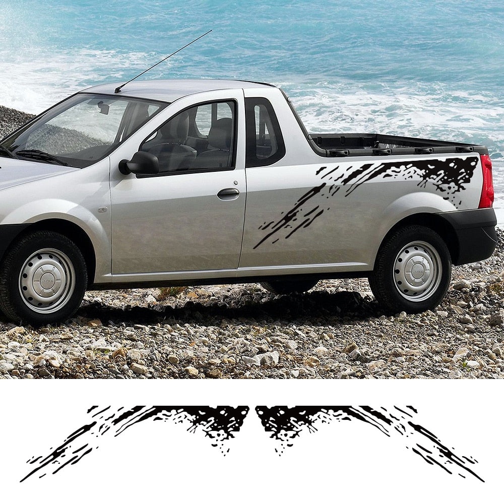 Car Door Side Stickers For Ford Ranger Raptor Nissan Frontier Navara Toyota