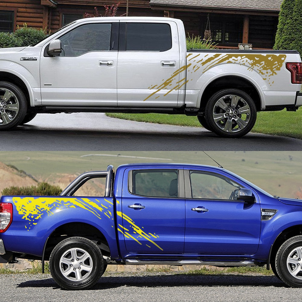 Car Door Side Stickers For Ford Ranger Raptor Nissan Frontier Navara Toyota