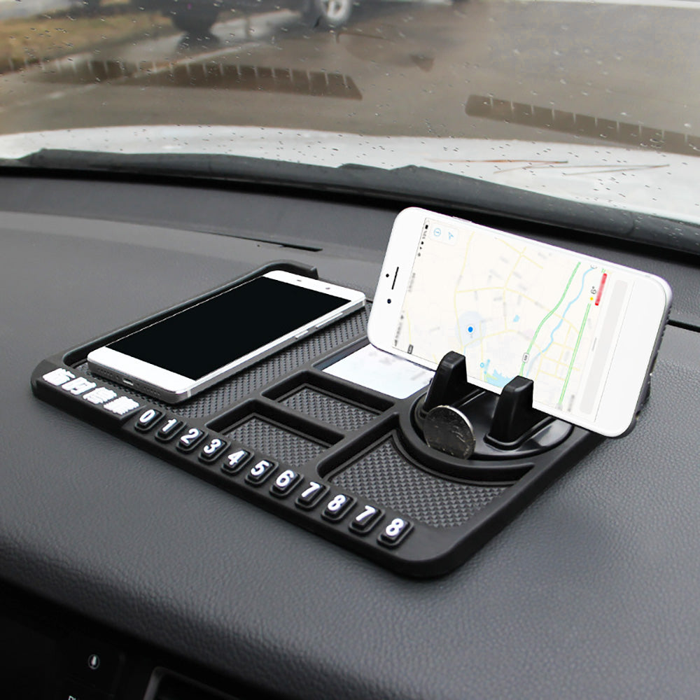 Car Interior Dashboard Anti-Slip Mat Cushion PVC Bracket Phone Holders