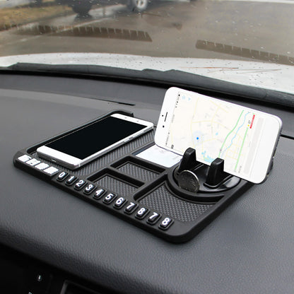 Car Interior Dashboard Anti-Slip Mat Cushion PVC Bracket Phone Holders
