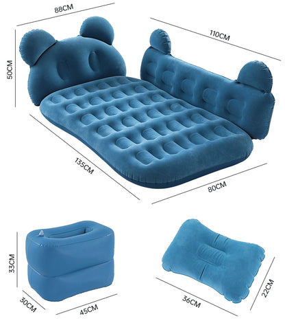 Car Travel Bed Air Mattress Inflatable Lounger Rear