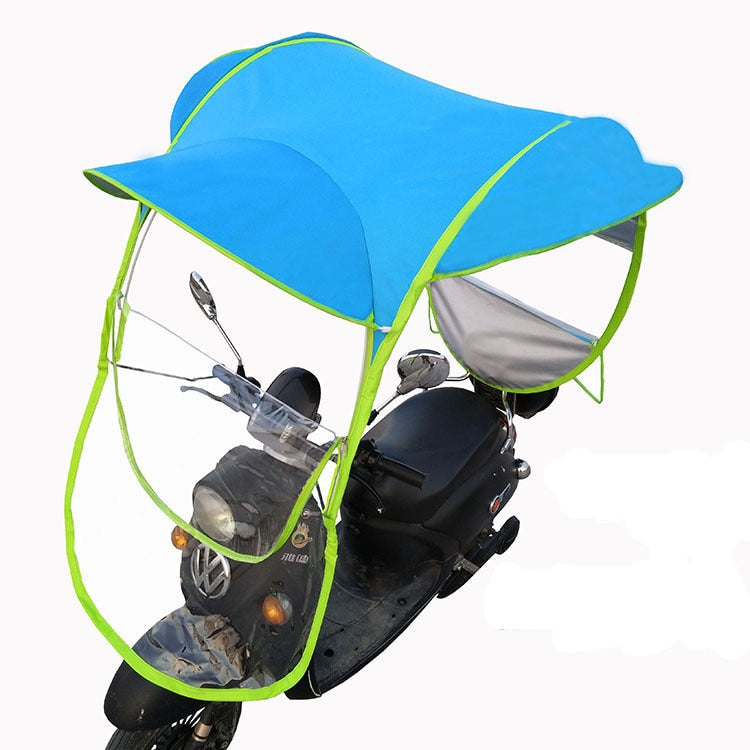 Motorcycle Cover Sun Rain Wind  Prevent Umbrella