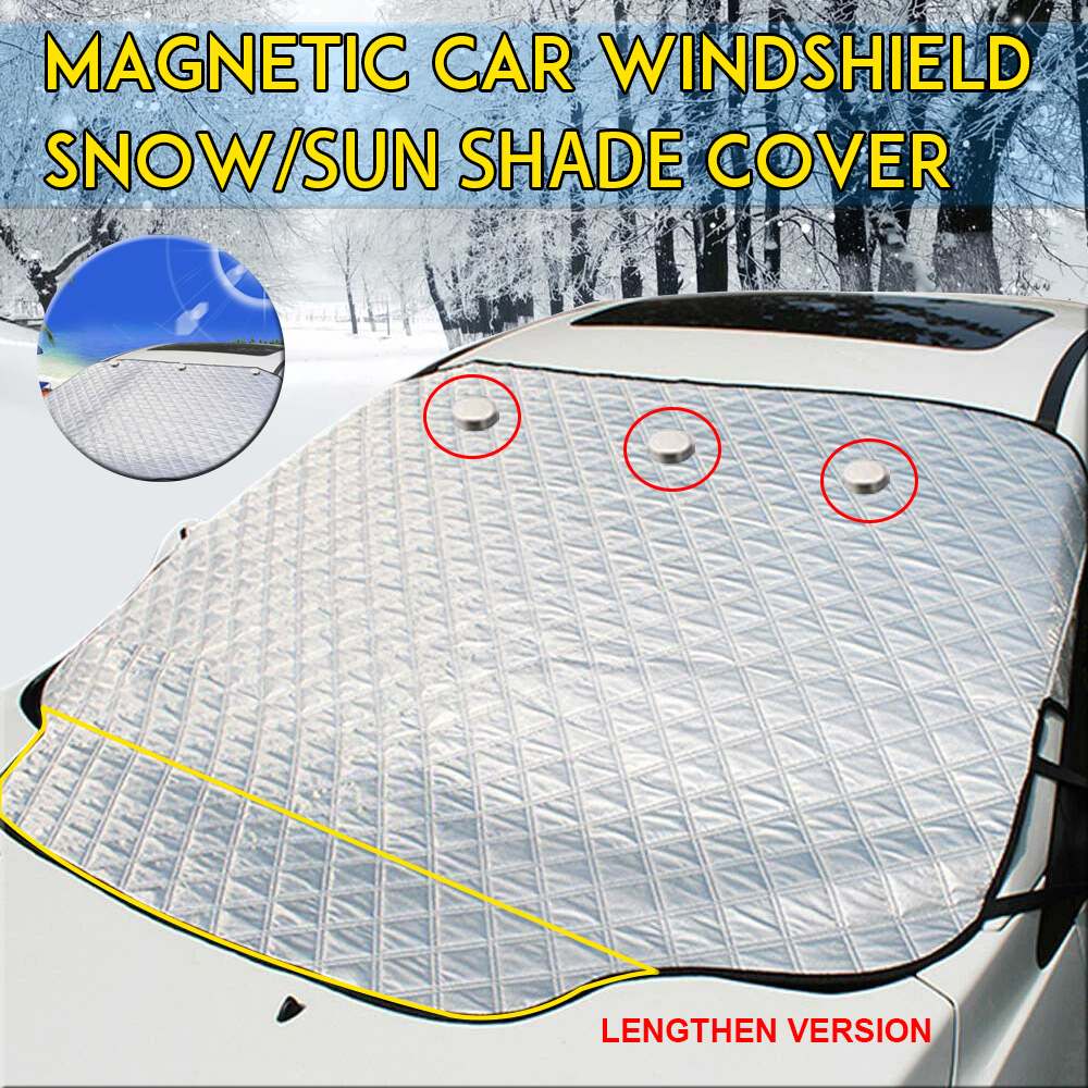 Car Cover Windshield Sun Shade Thickened Anti-Wind UV Sun Rain Snow Dust Protection