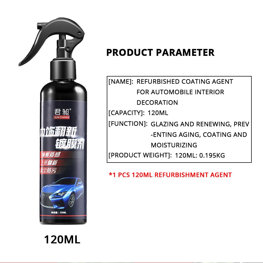 Car Interior Leather Textiles Care Refurbished Washing and Cleaning Agent