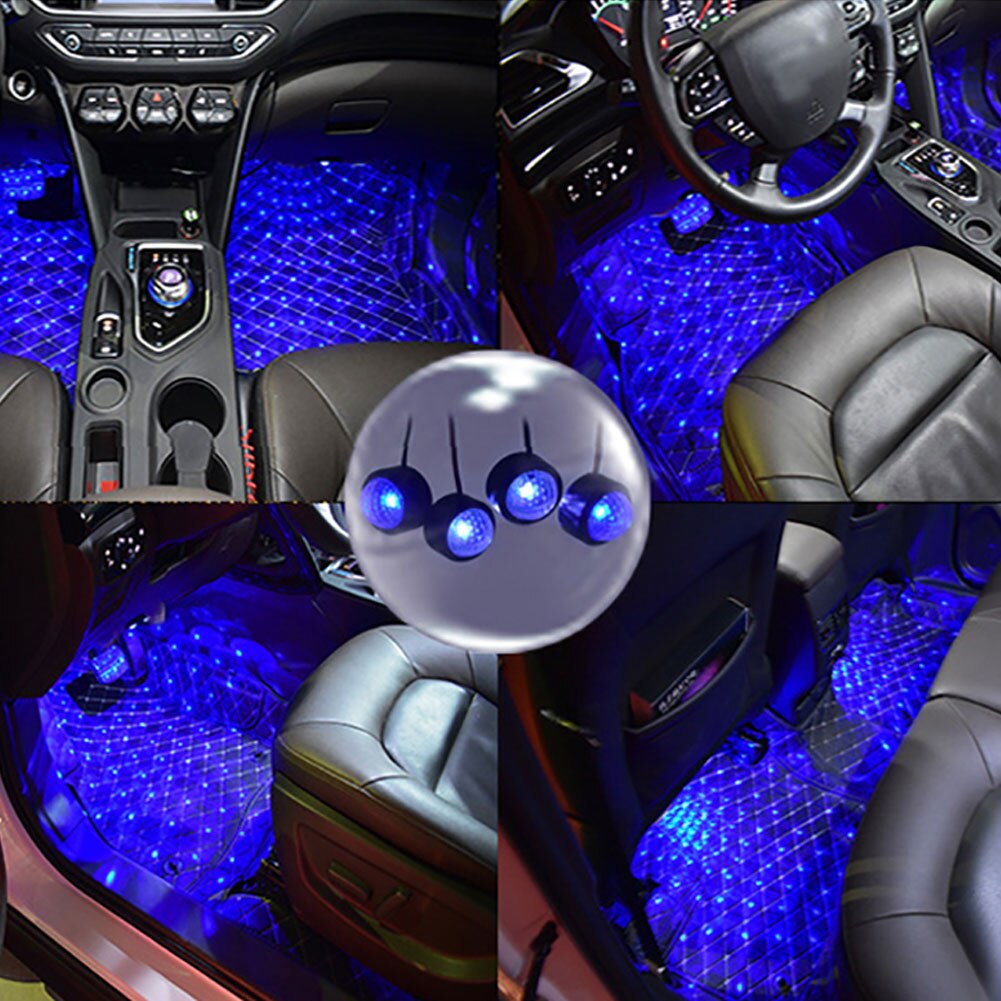 Car Foot Light Ambient  Interior Colorful Floor Lamp