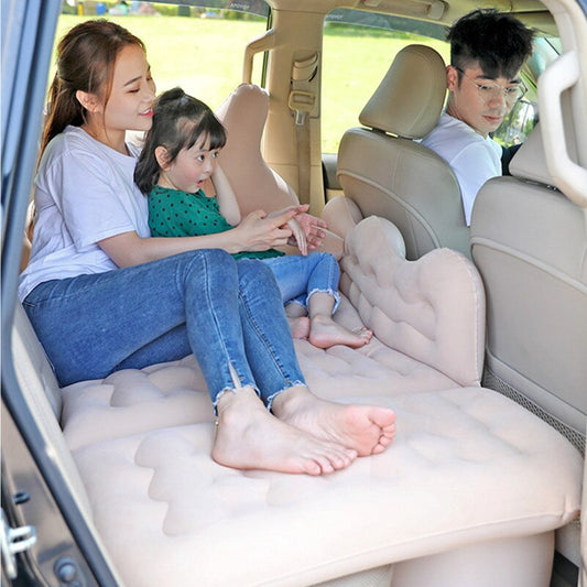 Car Inflatable Bed Sleeping Mats Back Seat Air Cushion Travel Bed