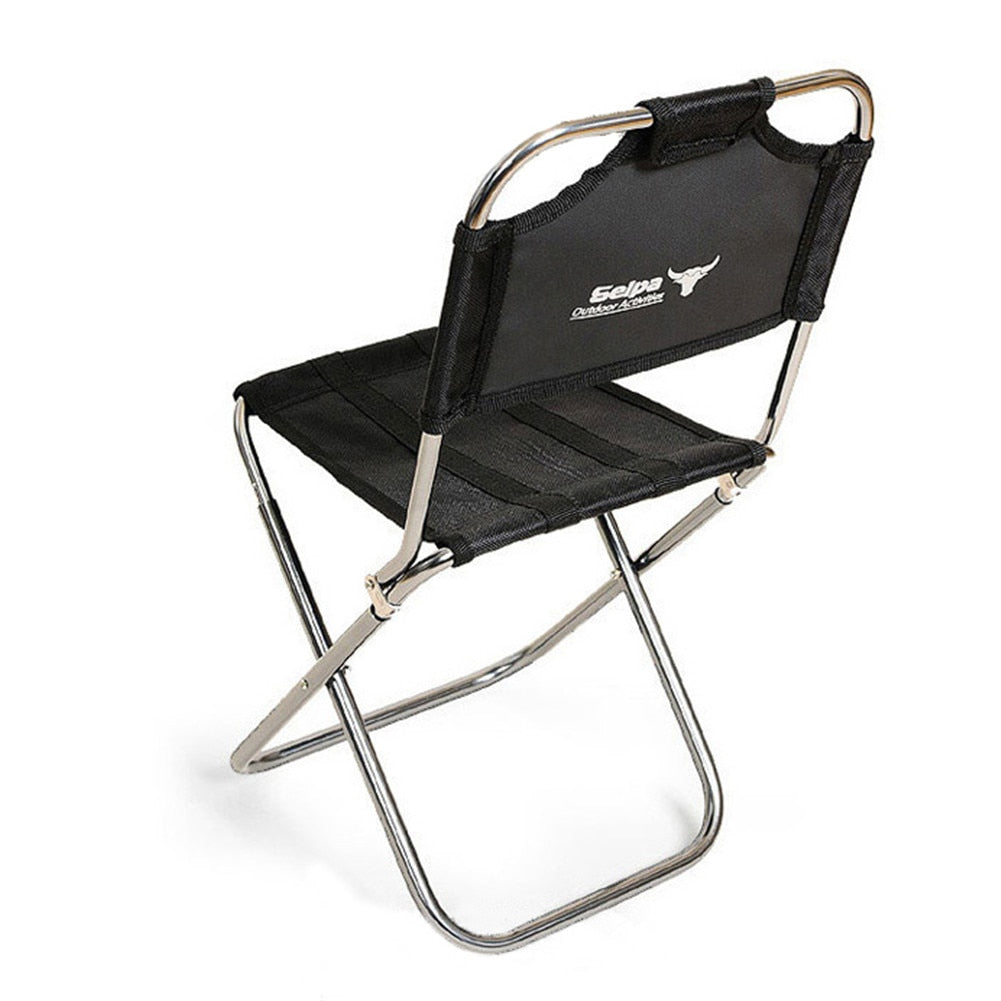 Aluminum Folding Chair Outdoor Fishing Camping Picnic Climbing Chair