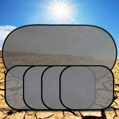 Car Sun Shade 3D Mesh Curtain Window Screen Styling Sunshade