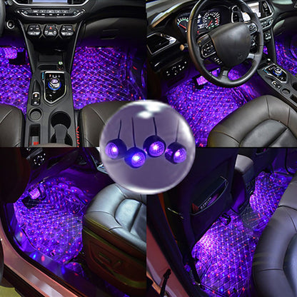 Car Foot Light Ambient  Interior Colorful Floor Lamp