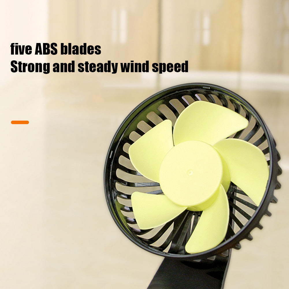 USB Car Fan Windshield Desk 360 All-Round Adjustable Cooler