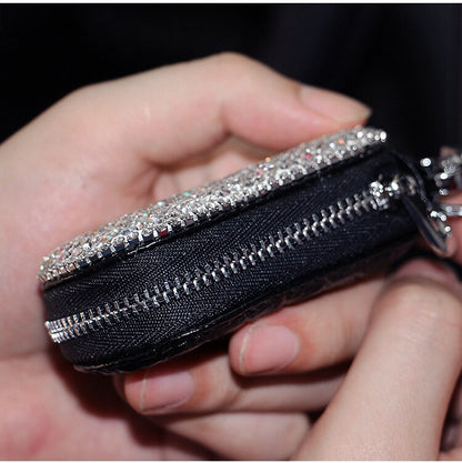 Car Key Case Leather Rhinestone Luxury Fashion Diamond for Universal Key
