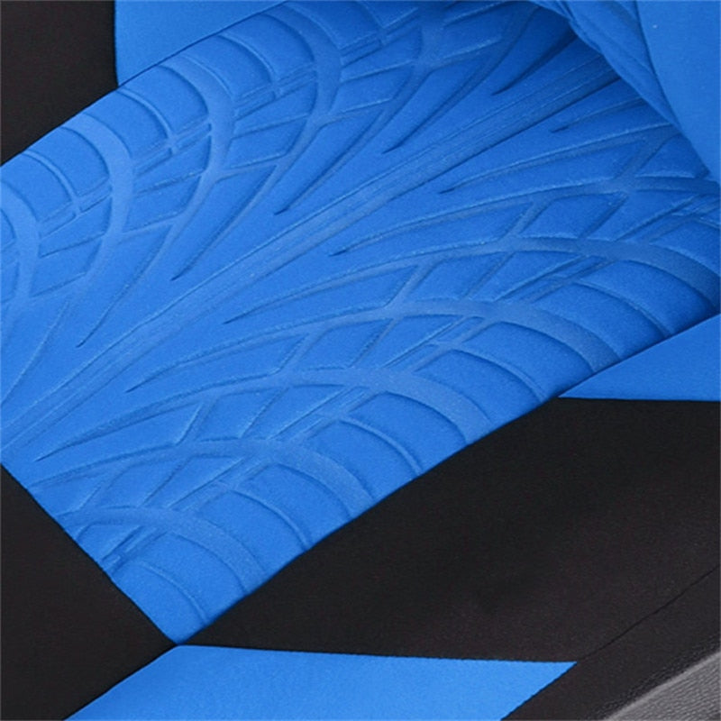 Car Seat Cover Suitable Most Protectors with Tire Track 9 Pcs