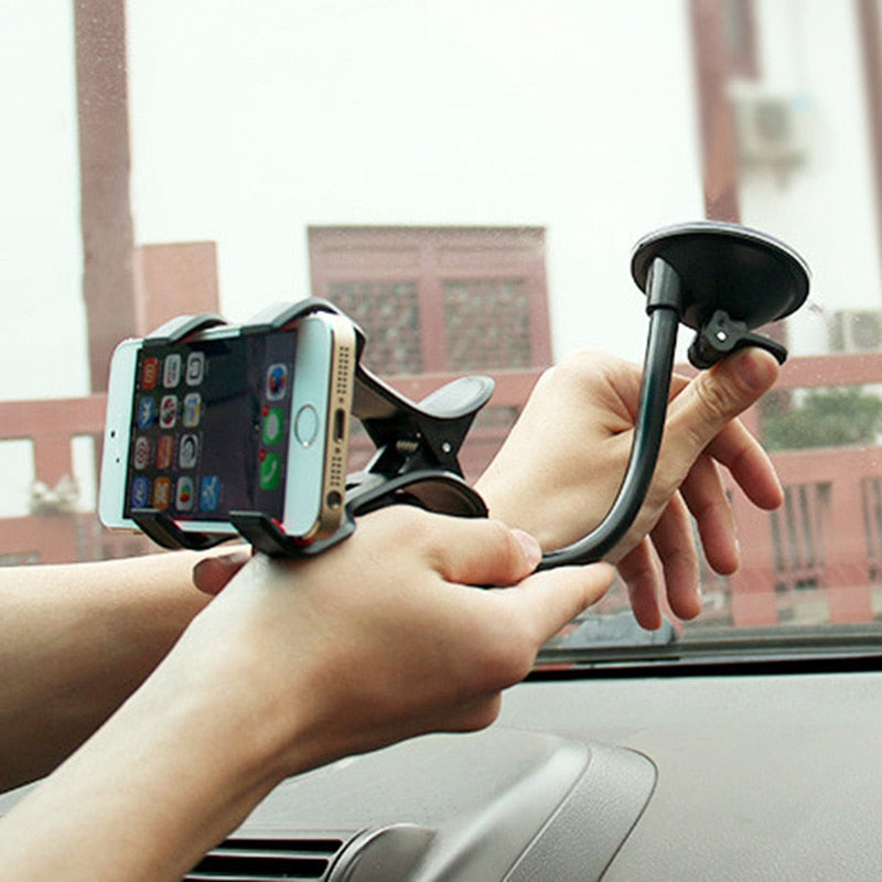 Universal 360° Rotation Car Mount Phone Holder Rearview Mirror Bracket
