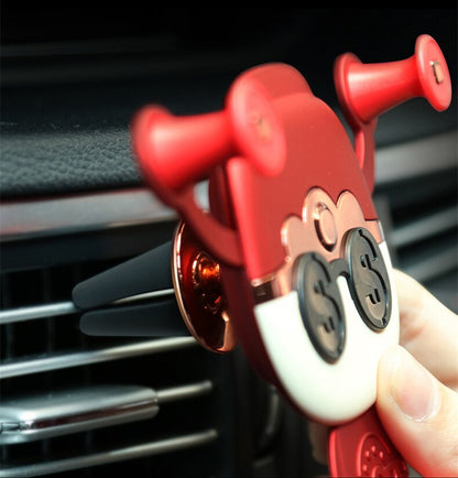 Car Phone Holder Universal Air Vent Mount Clip Cute Cell Phone Support
