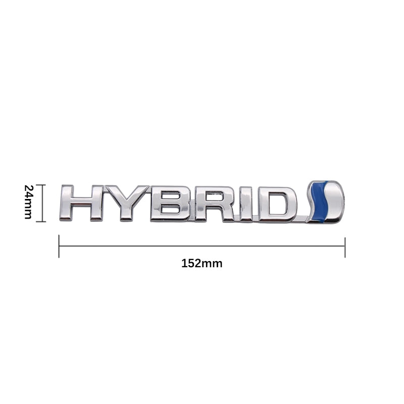 Car Stickers Emblem Badge Decal 3D Car Styling Drive Metal  For Toyota Prius