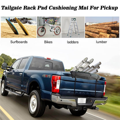 Pickup Trucks MTB Road Mat Tailgate Rack Protector Strap Mid-Size