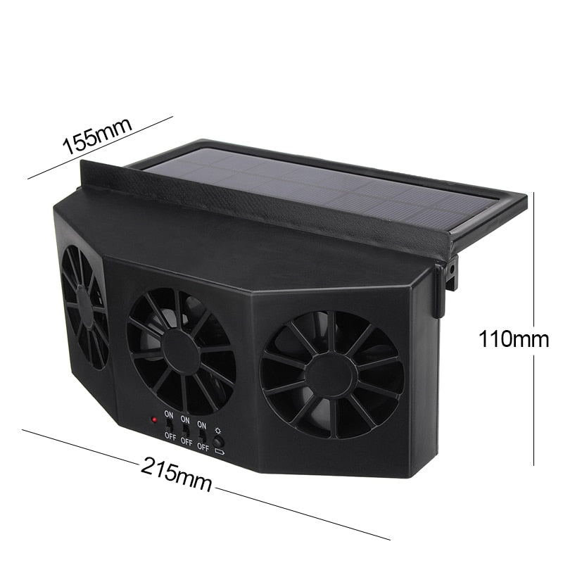 Auto Car Cooler Radiator Exhaust Fan Air Vent Ventilation Cooling System