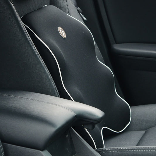 Car Seat Back Cushion Lumbar Pillow Memory Foam Ergonomic Comfort Body
