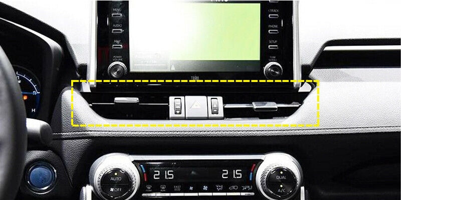 Car Center Console Air Condition Vent Outlet Trim Interior Middle ABS fit for Toyota RAV4 2019 2020