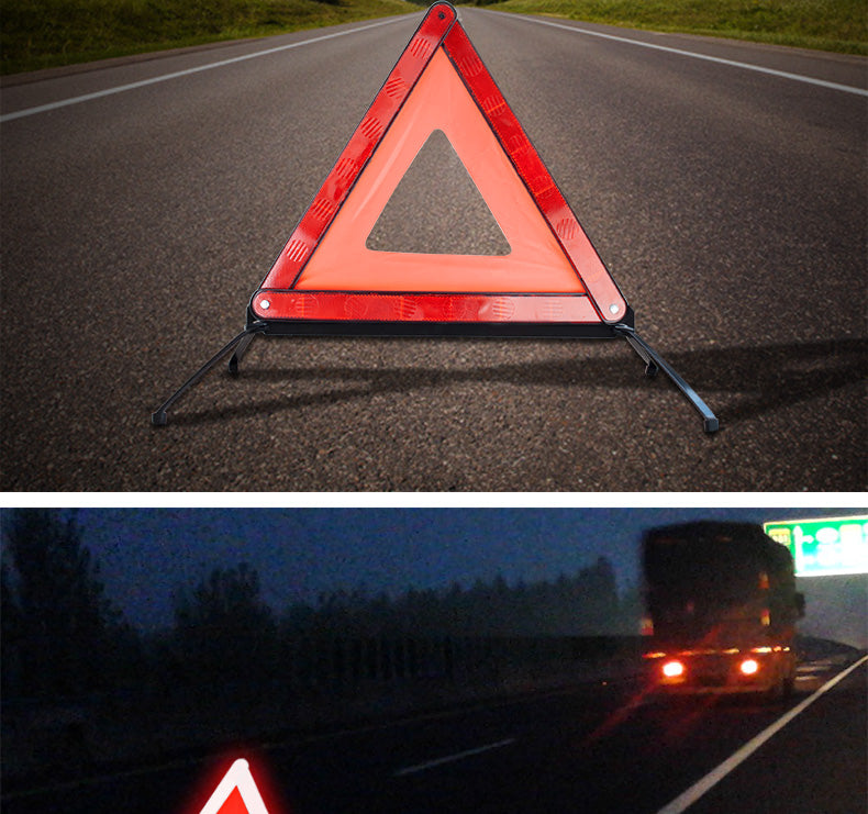 Car Triangle Warning Parking Sign Folding Triangle Sign