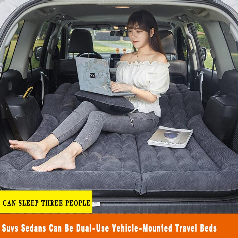 Car Travel Bed Air Inflatable Rear Seat Sleeping