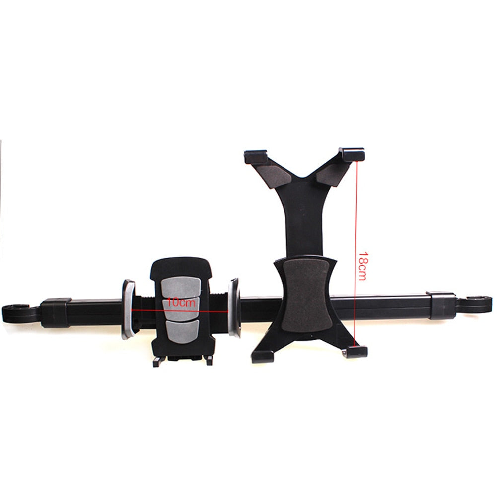 2 in 1 Holding Rack For Ipad Phone Holder Universal Car Back Seat Stand Bracket