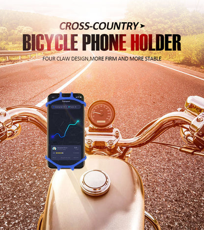 Bicycle Phone Holder for IPhone Samsung Universal Motorcycle Mobile Holder Stand Bracket