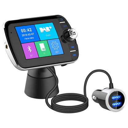 Car Bluetooth Transmitter Modulator Dual USB Mobile Phone