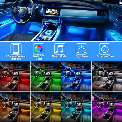 Car Foot Ambient Light with USB Control App
