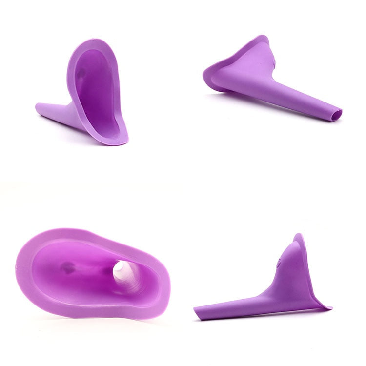 Women Urinal Travel Portable Urinal Soft Silicone Emergency Paper Urination