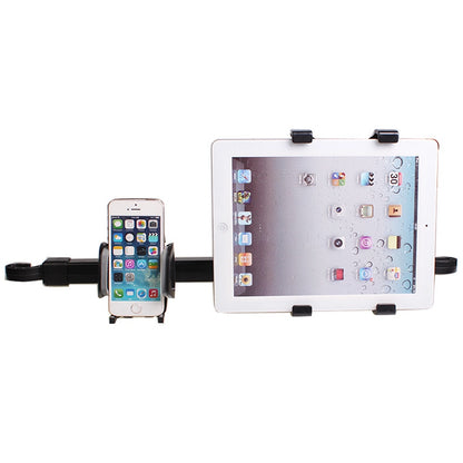 2 in 1 Holding Rack For Ipad Phone Holder Universal Car Back Seat Stand Bracket
