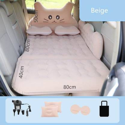 Car Inflatable Bed Sleeping Mats Back Seat Air Cushion Travel Bed