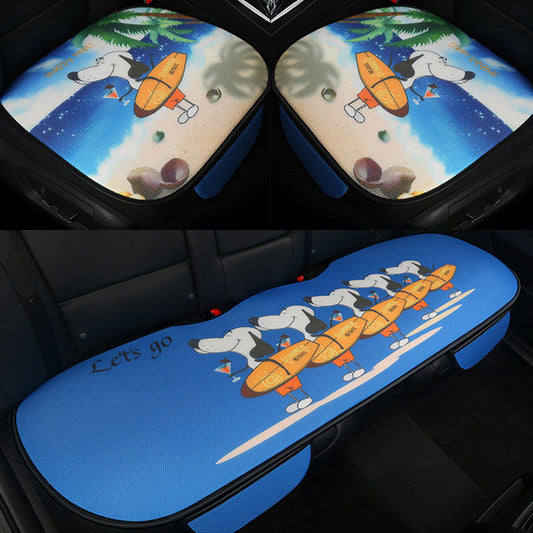 Car Cartoon Sandwish Auto Seat Cushions 3 Pcs