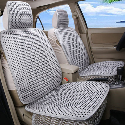 Car Seat Cushion Hand-woven Ice Silk Summer Front Seat