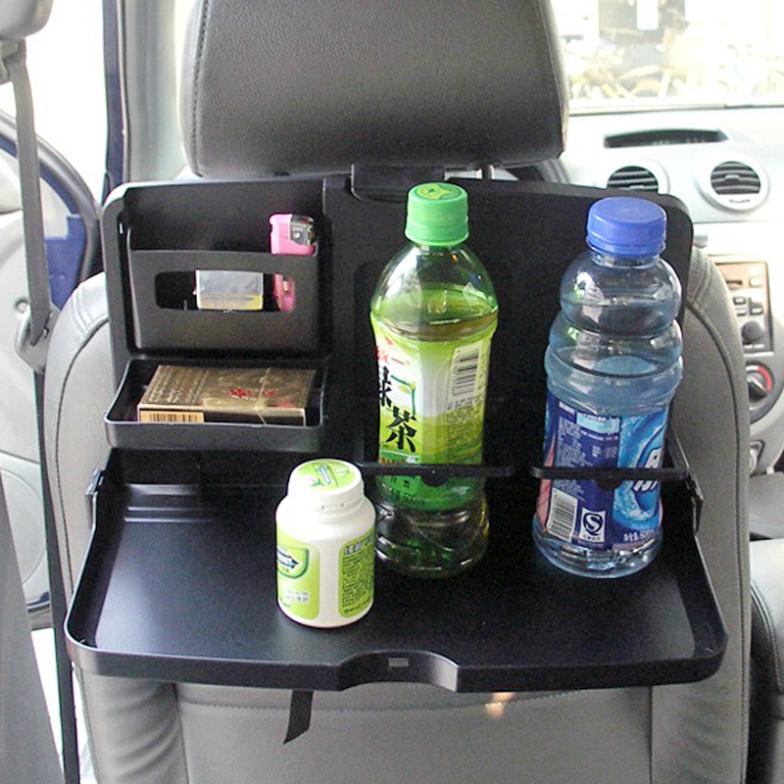 Car Back Seat Organizer Desk Snack Drink Holder Dining Table