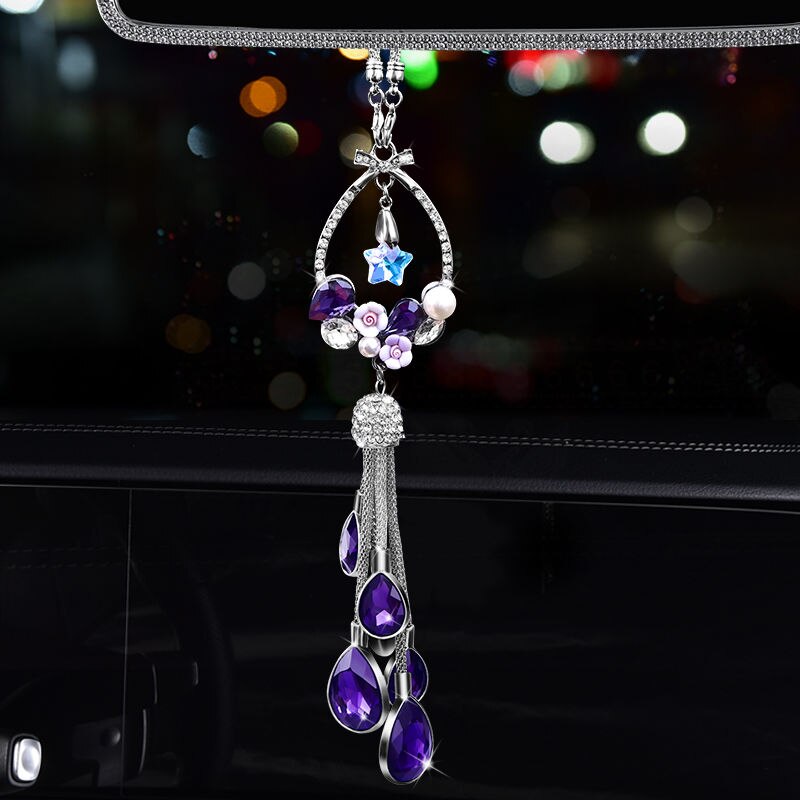 Rear View Mirror Ornament  Car Hanging Pedant for Women