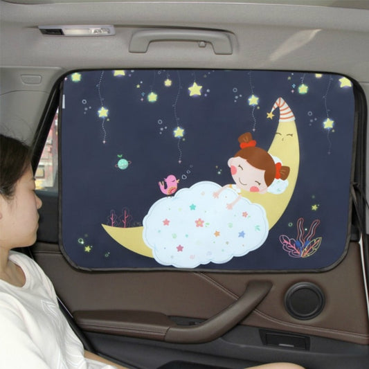 Car Window Sunshade Cover Magnetic Curtain UV Protection