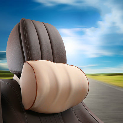 Car Headrest Memory Cotton Pillow Seat Cushion