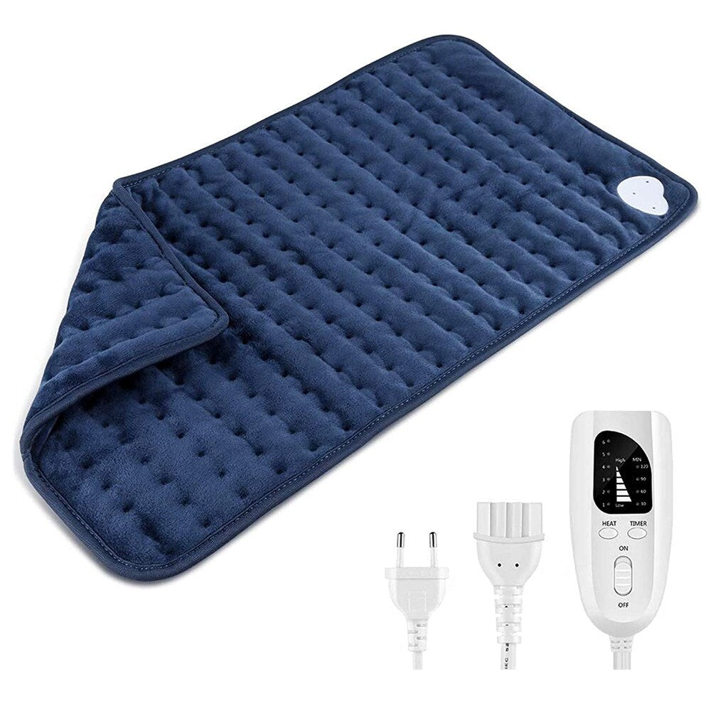 Microplush Electric Blankets Heating Pad  Pain Relief Winter Warmer Cushion