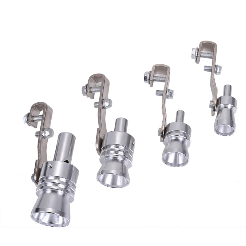 Car Exhaust Fake Turbo Whistle Pipe Sound Muffler Blow Off Valve Universal Simulator Whistler Replace Parts