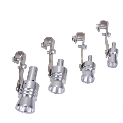 Car Exhaust Fake Turbo Whistle Pipe Sound Muffler Blow Off Valve Universal Simulator Whistler Replace Parts