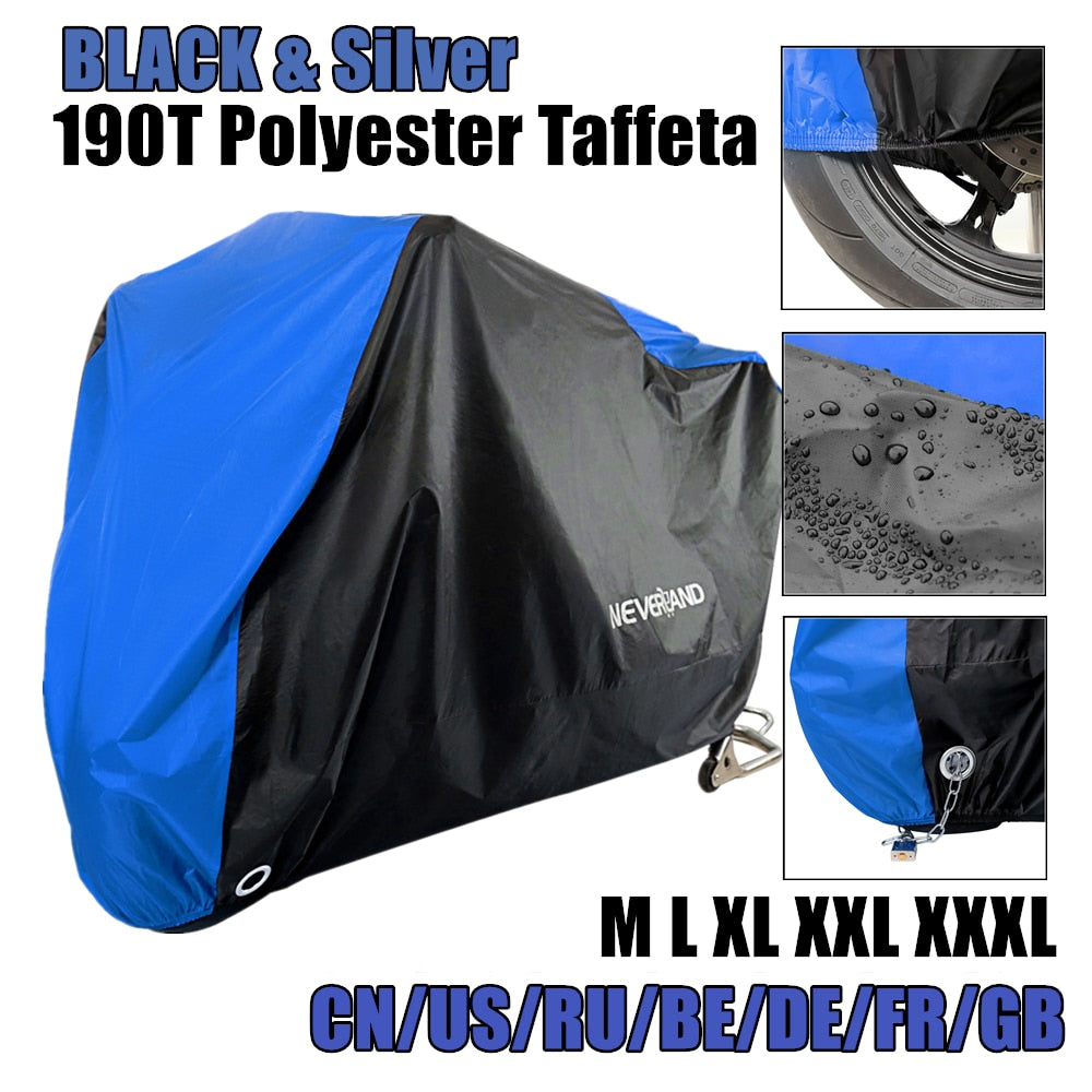 Motorcycle Cover All Season Waterproof Dustproof Protector