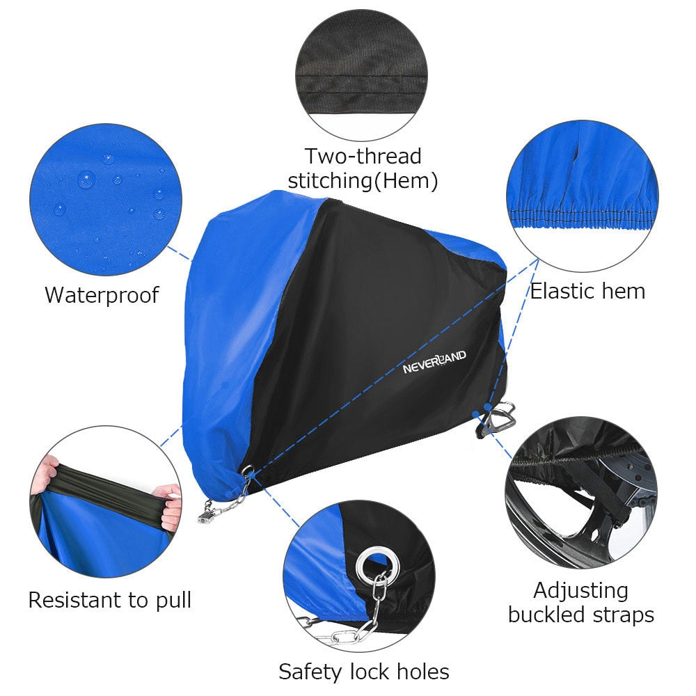 Motorcycle Cover All Season Waterproof Dustproof Protector