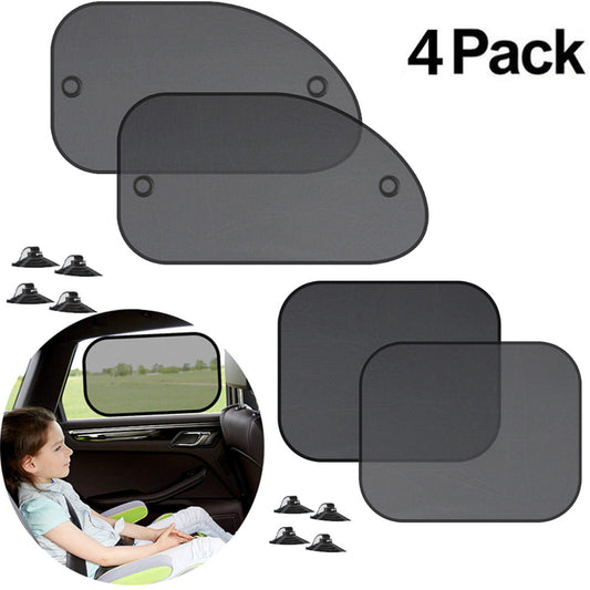 Car Curtain Partition Protection Air Conditioning Sun Shade 4 Pcs