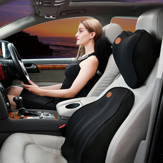 Car Neck Pillow Head Rest Universal Seat Headrest Memory Foam Travel Cushion