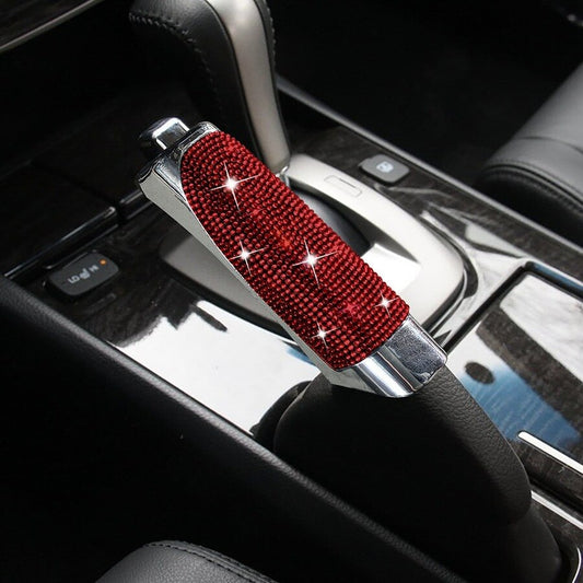 Car Luxury Bling Gears Handbrake Styling Diamond Cover Decoration