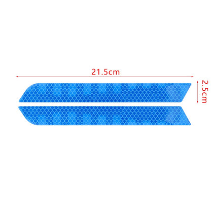 Car Reflective Safety Warning Rear Bumper Stickers Night Decal Stickers 2pcs