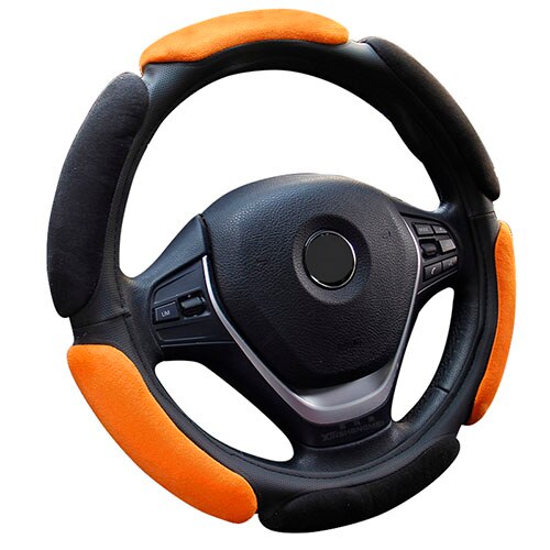 Car Non-slip Steering Wheel Cover 3D Design Braid Diameter 38CM