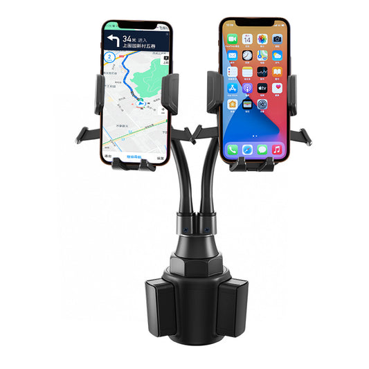 Car Mobile Phone Holder Gravity Linkage Double Rod